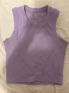 Ideology Lavender Ribbed Tank